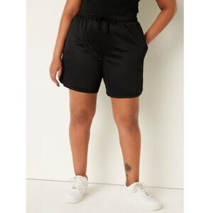 PINK by Victoria’s Secret Mesh Dad Shorts 6" Black Women's Size M